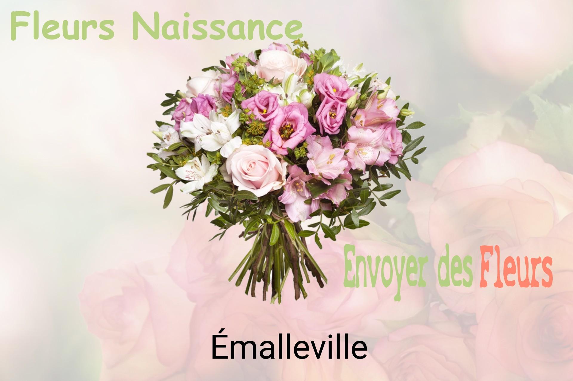 Bouquet de fleurs de naissance livré à Émalleville